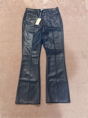 JOHNNY WAS THE SLIT FLARE VEGAN LEATHER
PANT - ADDY